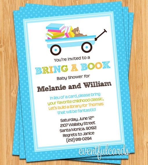 Bring a Book Baby Shower Invitation Il_170x135