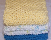 Knit Eco Spa Cloths or Dishcloths