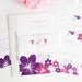 Destination Wedding Invitations - Pink, Purple, Tropical, Hummingbird, Summer Caribbean Beach Wedding - Deposit to Get Started