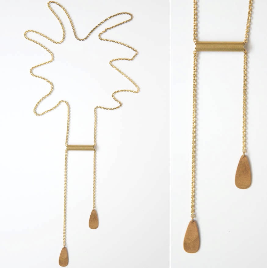 Edith // handmade eco friendly necklace