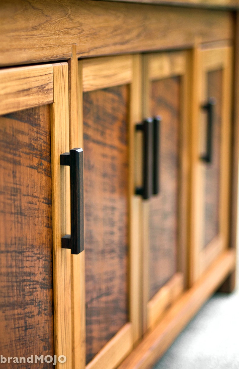 Reclaimed Wood Sideboard - Chest Console Hutch Reclaimed Wood