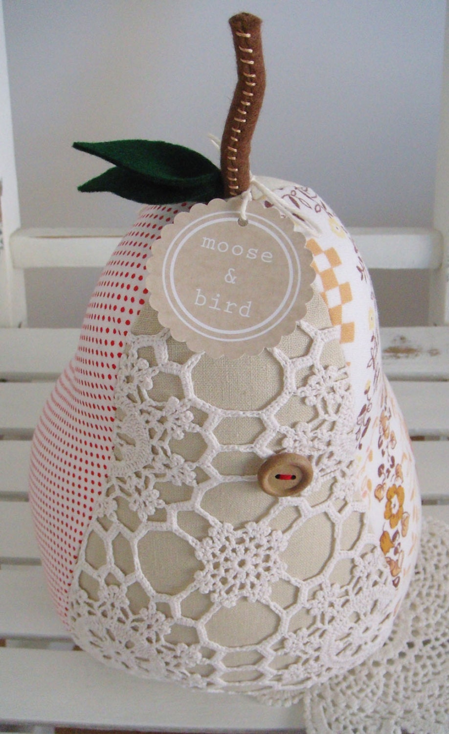 SMALL Pear Shaped Pillow - Autumn Shades (262)