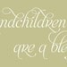 Grandchildren are a Blessing 44x19.5 Vinyl Wall Lettering Words Quotes Decals Art Custom