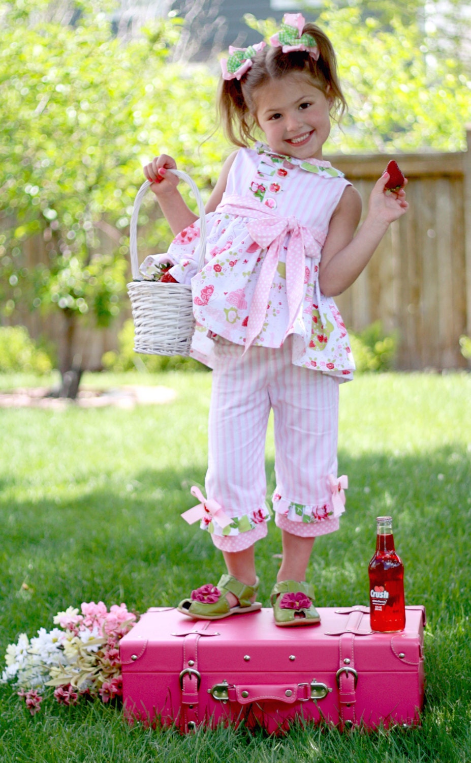 PDF Pattern - Miss Matilda Dress and Top, Size 6 Month - 10 Years by The Cottage Mama
