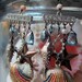 by the sea - vintage assemblage earrings with shells, fish, star and gemstones by the french circus