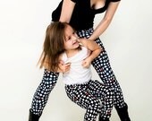 SALE - Jester Leggings for Kids - Hand Printed Patterned Tights