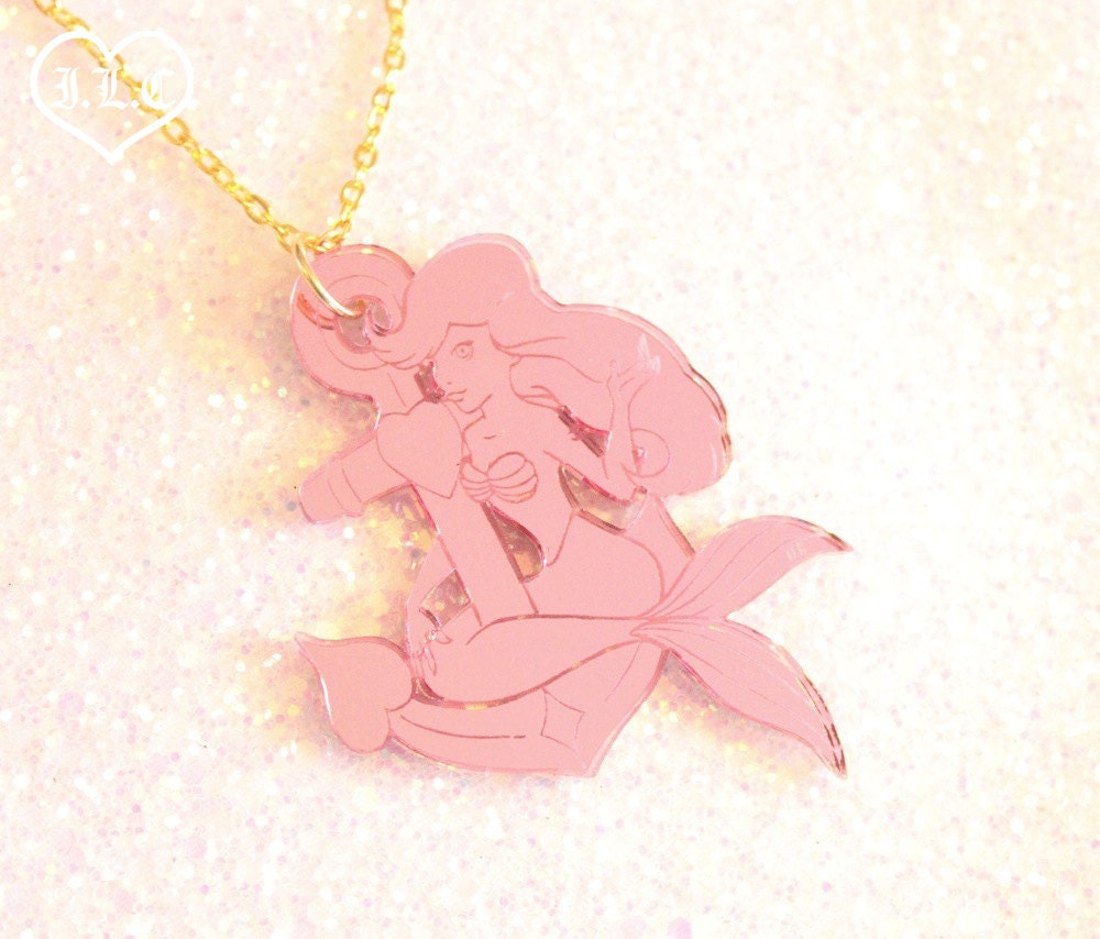 Mermaid Jewelry // Anchors Away Necklace // mermaid necklace