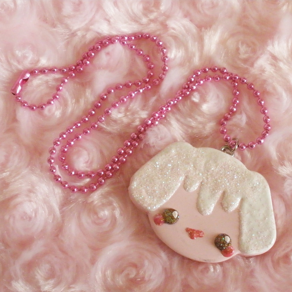 Strawberry Dog Necklace