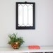 Leaded Mirror in Reclaimed Window Sash Handmade Wall Mirror
