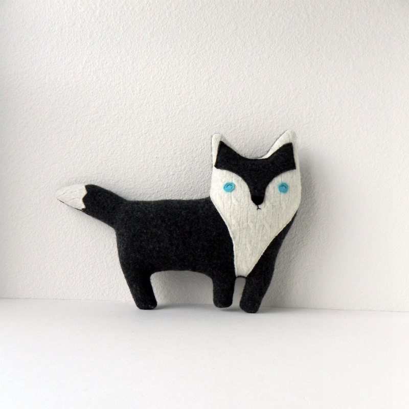 the Wolf : Plush Wool Pillow