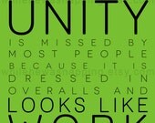 8x10" Opportunity Looks Like Work Quote - Digital Print