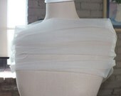 Bridal Wrap Wedding Cover Up in Tulle White or Ivory
