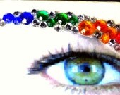 Rainbow Eyebrow Appliqué
