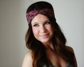 Lilac Floral - Twisted Turban Style Headband