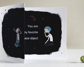Geeky romance - Cosmos card