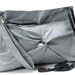 silver clutch-A stylish feminine light weight vegan evening purse: "Swing" -Made to order