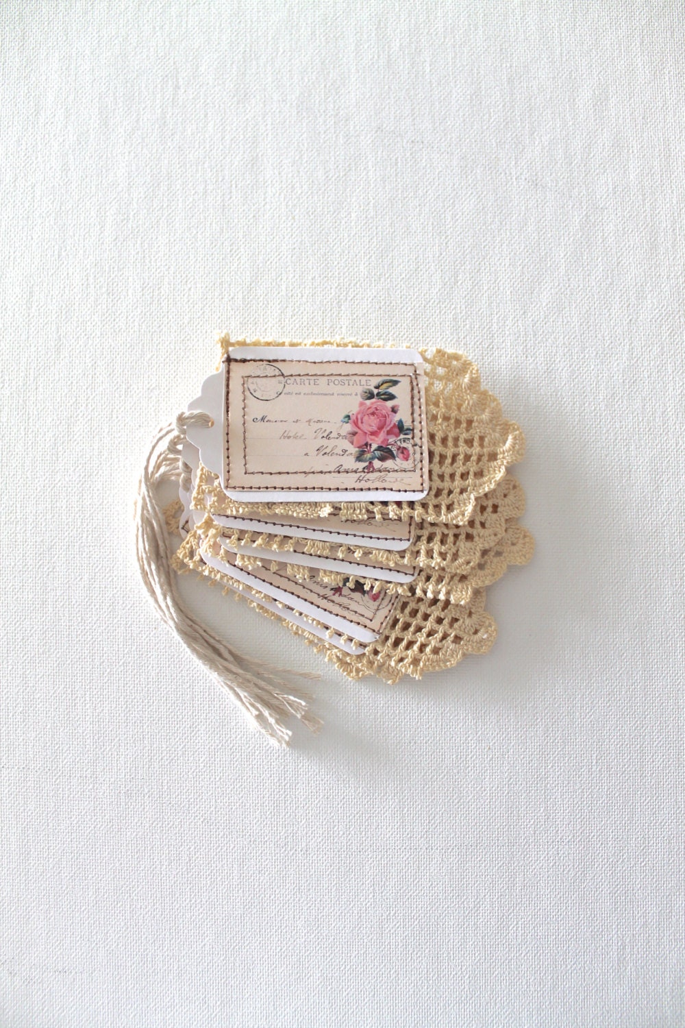 VINTAGE TAG Scrapbooking Supplies or Gift Tags