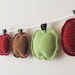 Farmers Market Apple Garland - Primitive Country Bunting - Gardening Home Decor