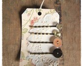 Vintage Button Bobby Pins, Antique Buttons, Hair Pin Set, Blue, Peach, Charcoal, Butter Yellow, Retro Granny Chic Hair Accessories