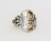 Spoon Ring Quirky Dutch Royalty Novelty Statement Silverware RING One of a Kind unique Spoon ring Dutch Jubilee crown eco Statement Ring