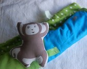 Original Fabric Large Playmat with Monkey Stuffy Set