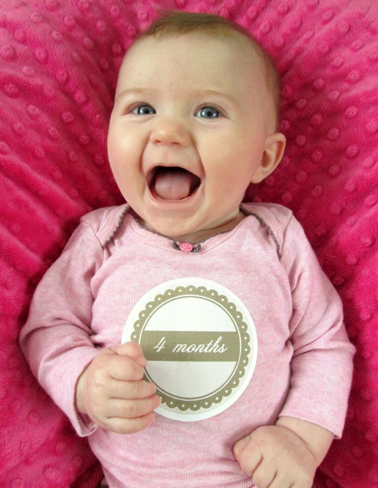 Baby's First Year Onesie Decal