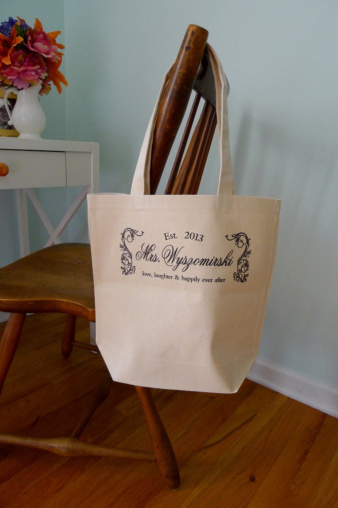 Wedding Tote Bag, personalized tote, bridal tote, tote bag,The future Mrs. tote bag, bride, wedding, wedding attire, Bridesmaids gift