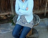 Iced Blue Cozy Sweater