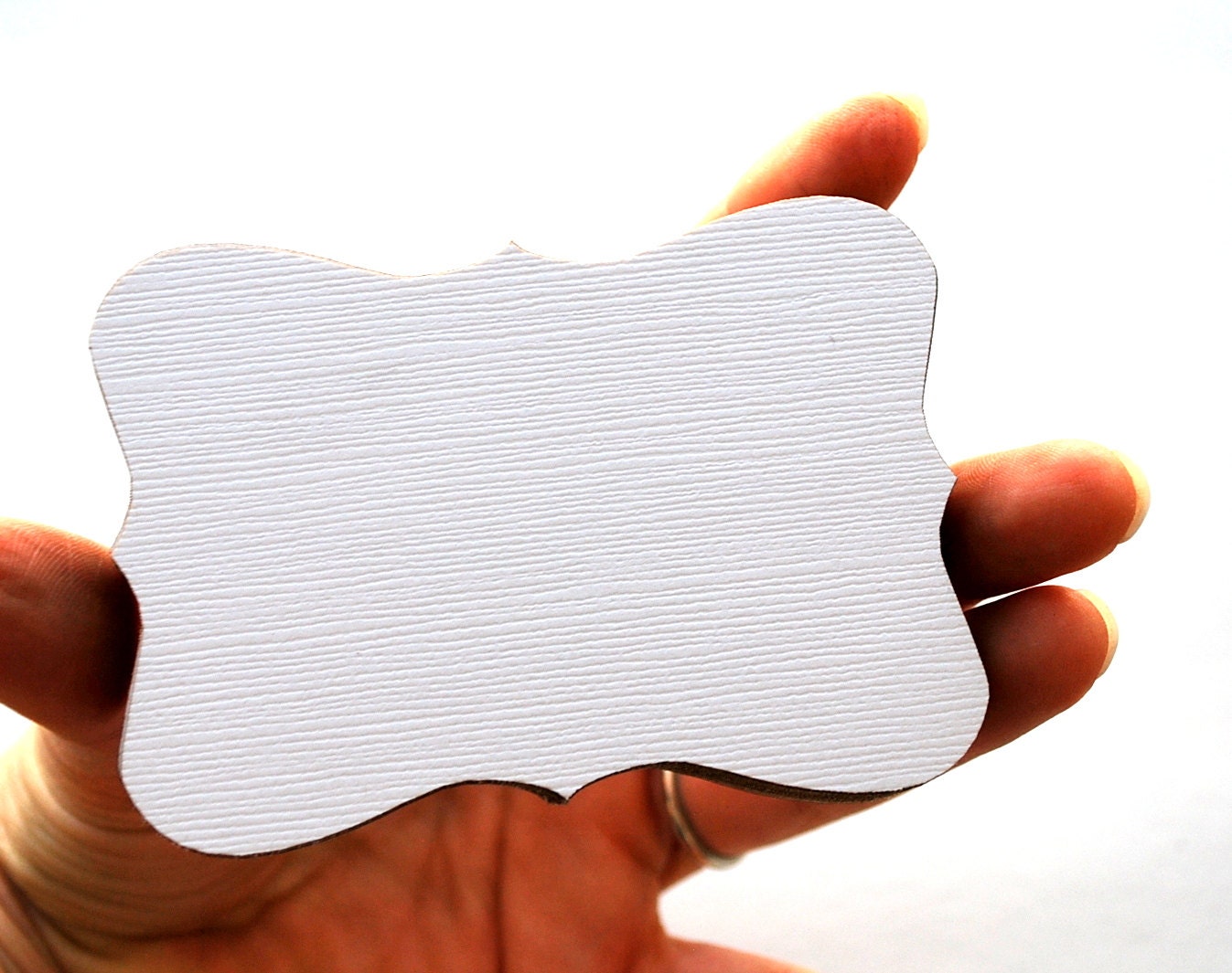 24 Wedding Bracket cards in White Cardstock (3.5 x 2.5 inches) die cuts A15 Il_170x135