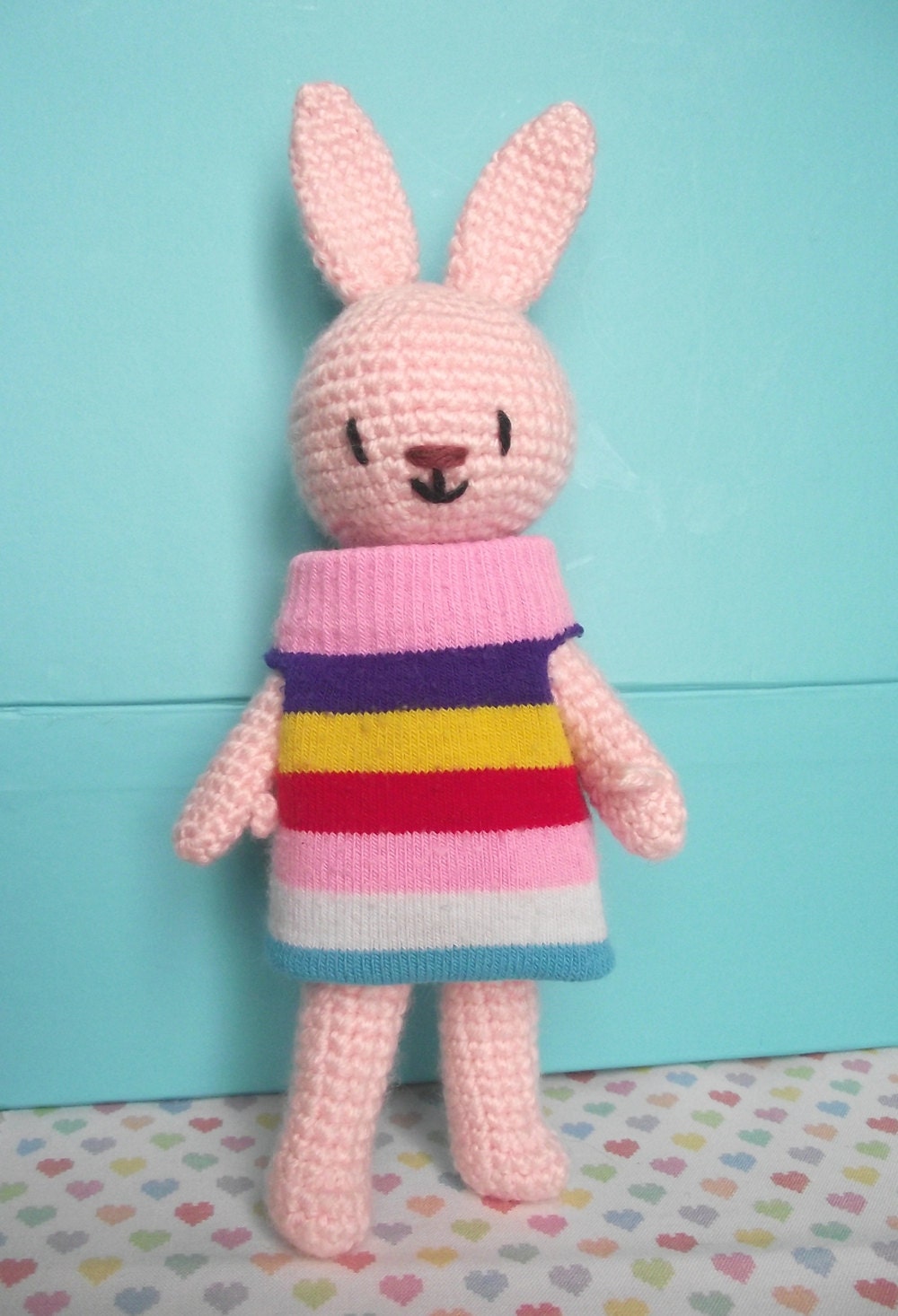 Amigurumi pattern PDF : Chaussette the bunny rabbit