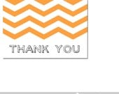 DIY Chevron Thank You Card Printable - Necterine- In the Details -
