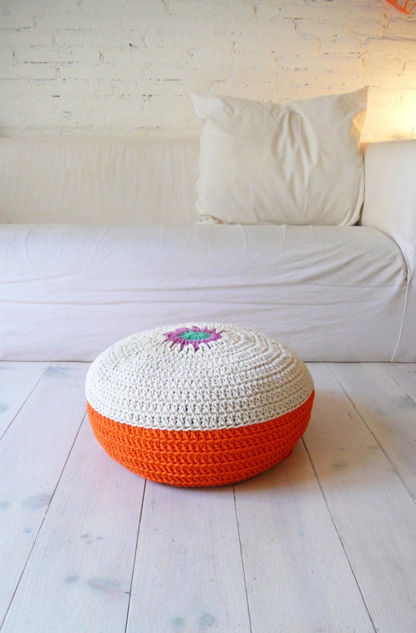 Floor Cushion Crochet  -  Spring