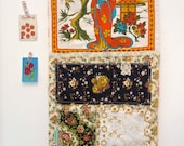 vintage fabric wall pocket - no. 2