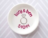 Ring Holder - Personalized Engagement Gift for the Bride