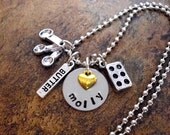 Personalized Jewelry, Hand Stamped Jewelry, Cooking Necklace, Chef Necklace, Baker's Necklace, Muffin Pan Necklace, Muffin Pan Jewelry