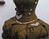 MADE TO ORDER British Military corset and puff skirt
