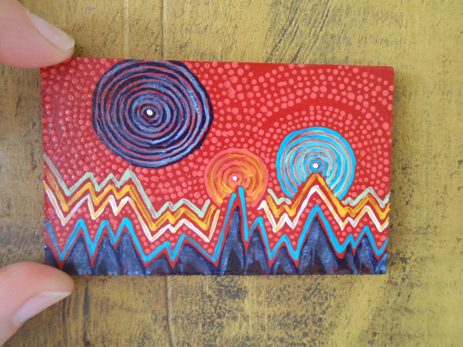 Desert Road Trip (Original Painting - Mini Series)