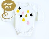 Let's grow - Organic cotton Baby Onesie - one piece bodysuit romper jumper babyshower gift boy girl