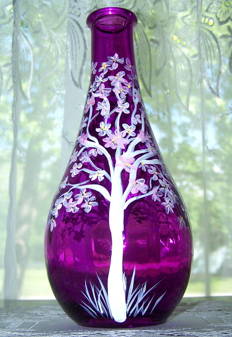 Apple Blossom Vase