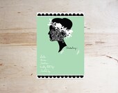 Bridal Shower Invitations - 5x7 - Pack of 5 with envelopes