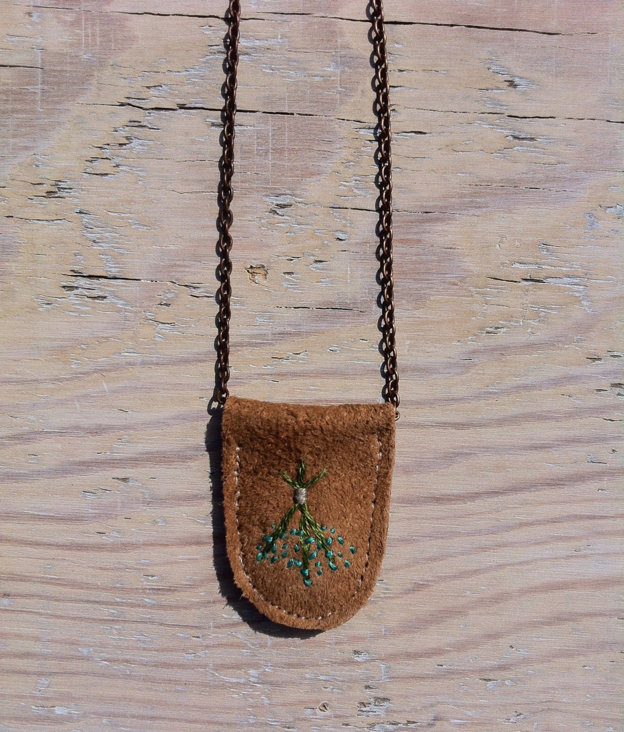 turquoise bouquet pendant
