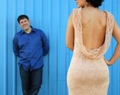 Principesa Backless Knit Dress Pattern: PDF Knitting Pattern by The Sexy Knitter