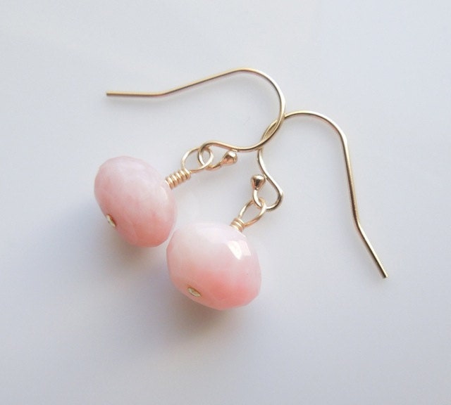 Blush Pink Opal Earrings : Perfect For Bridesmaids