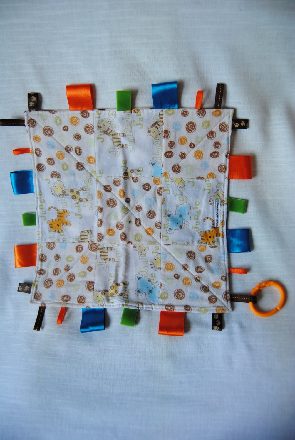 Jungle Animals Taggie Blankie