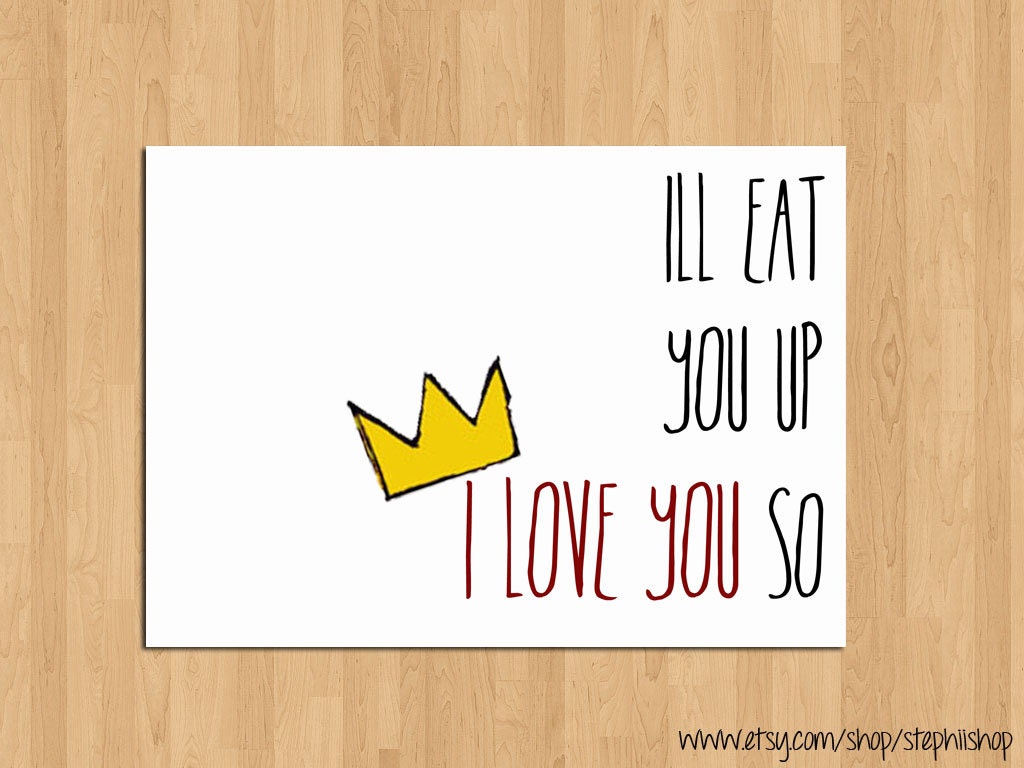 Where the Wild Things Are quote to hang in nursery