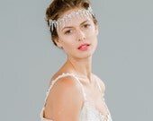 Crystal Rhinestone Fringe Art Deco Bridal Headband