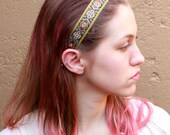 Baroque, gold multicolor headband