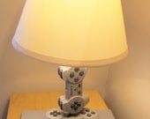 Playstation 1 Console and Controller Desk Lamp Sculpture Light with Lamp Shade