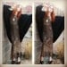 Vintage 90s does 20s Crochet Fringe Gold and Black Dress Size Small