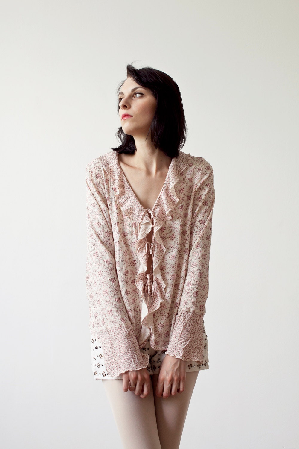 Japan Garden Vintage blouse